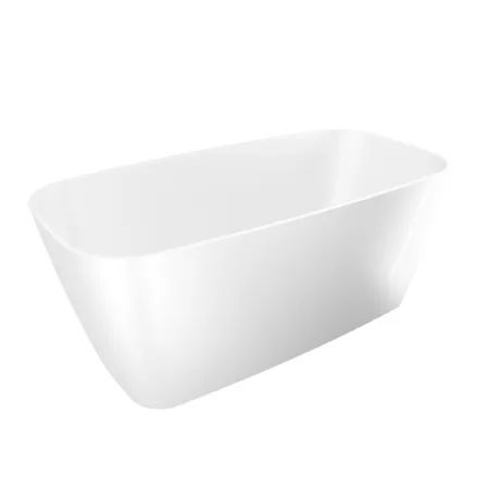 Wanna wolnostojąca z konglomeratu model Iseo 150x70 biała RESMITE